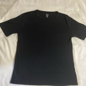 J-Crew,Women’s,Black,Short Sleeve T-Shirt.Size-Large.